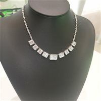 Collana Vidali Gioielli Donna in Argento Zircone COAR-48-34 - COAR-48-34